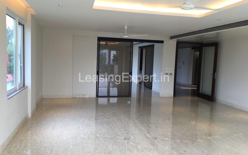 4 BHK New Builder Apartment for Rent in Shanti Niketan South Delhi | Super Luxury Floor on Third Floor with Terrace