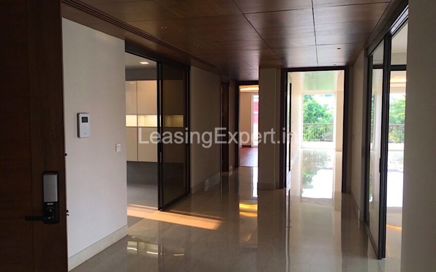 4 BHK New Builder Apartment for Rent in Shanti Niketan South Delhi | Super Luxury Floor on Third Floor with Terrace