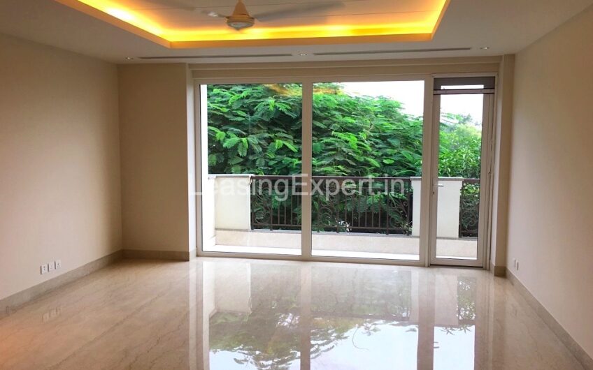 4 BHK New Builder Apartment for Rent in Shanti Niketan South Delhi | Super Luxury Floor on Third Floor with Terrace