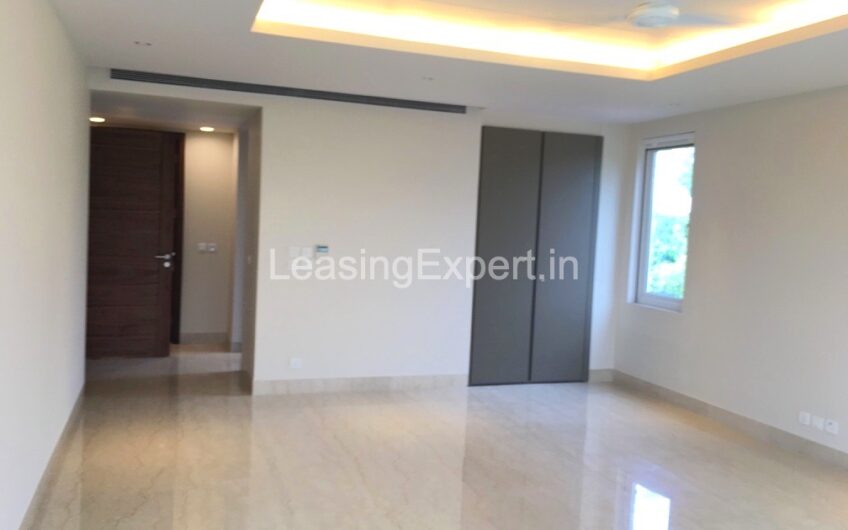 4 BHK New Builder Apartment for Rent in Shanti Niketan South Delhi | Super Luxury Floor on Third Floor with Terrace