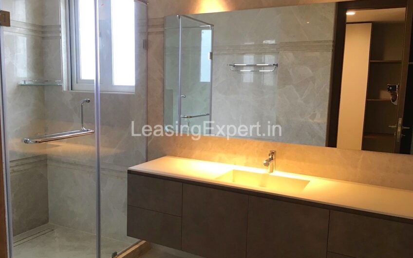 4 BHK New Builder Apartment for Rent in Shanti Niketan South Delhi | Super Luxury Floor on Third Floor with Terrace