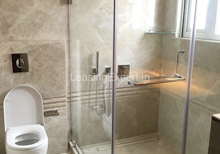 4 BHK New Builder Apartment for Rent in Shanti Niketan South Delhi | Super Luxury Floor on Third Floor with Terrace