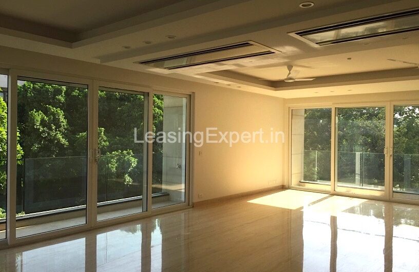 4 BHK New Builder Apartment for Rent in Shanti Niketan South Delhi | Super Luxury Floor on Third Floor with Terrace