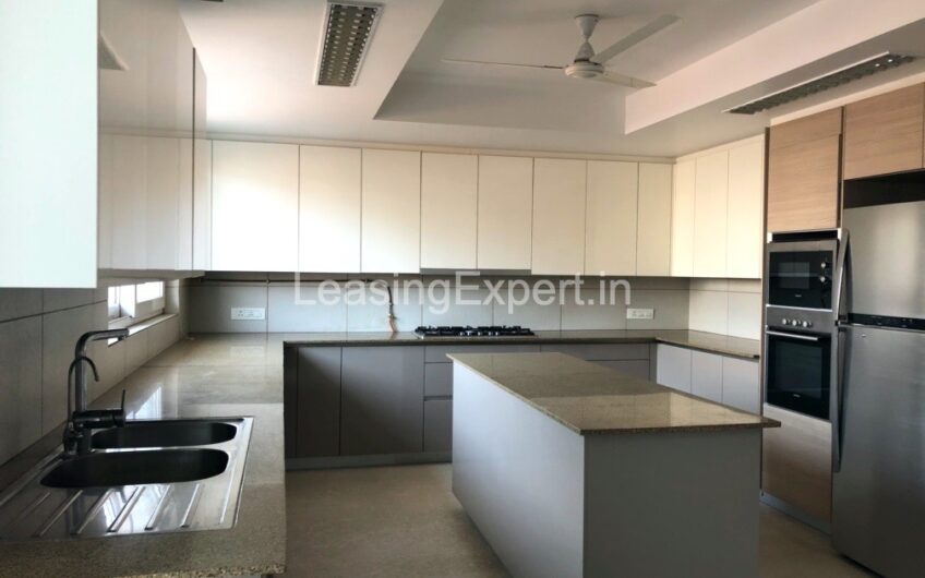 4 BHK New Builder Apartment for Rent in Shanti Niketan South Delhi | Super Luxury Floor on Third Floor with Terrace