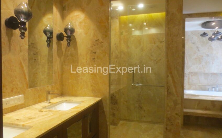 4 BHK New Builder Apartment for Rent in Shanti Niketan South Delhi | Super Luxury Floor on Third Floor with Terrace